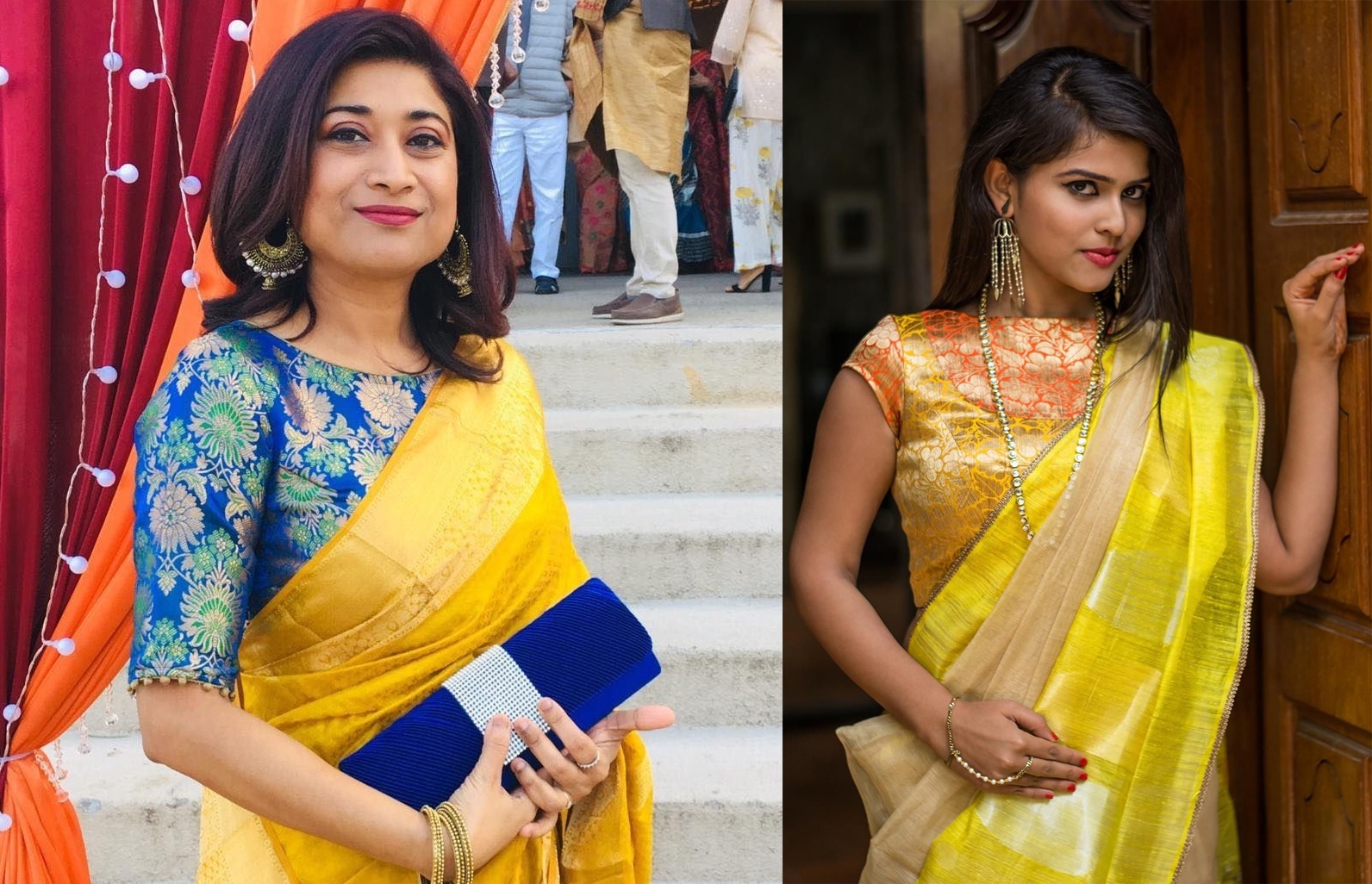High neck blouse designs for hot sale pattu sarees